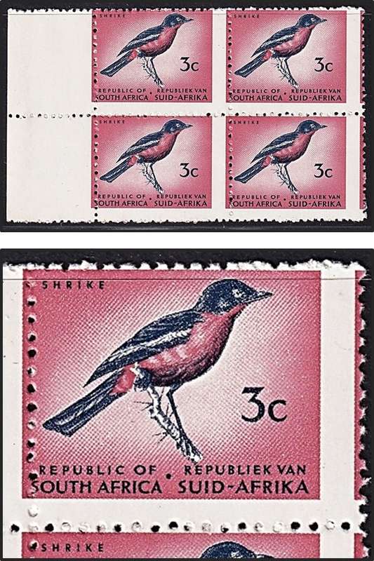 1973 RSA 3c 1st Def UMM(**) Block - Perf Shift Through Design - Rare