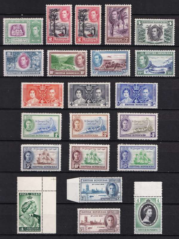 British Honduras - KGVI, QEII & Modern Mint(*) Sets, S/Sets & Varieties - HIGH CV LOT!