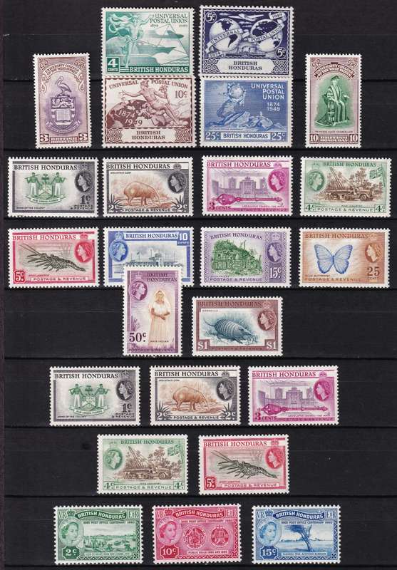 British Honduras - KGVI, QEII & Modern Mint(*) Sets, S/Sets & Varieties - HIGH CV LOT!