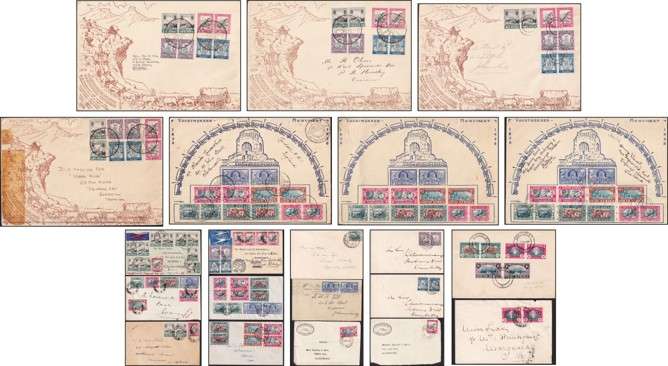 1938 Voortrekker FDCs, Covers & Unusual Covers - All Different - Nice Lot!