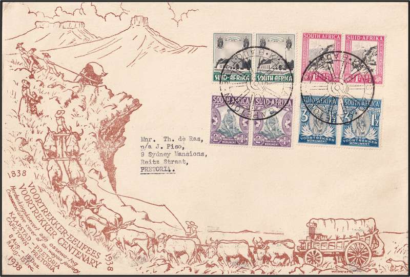 1938 Voortrekker FDCs, Covers & Unusual Covers - All Different - Nice Lot!