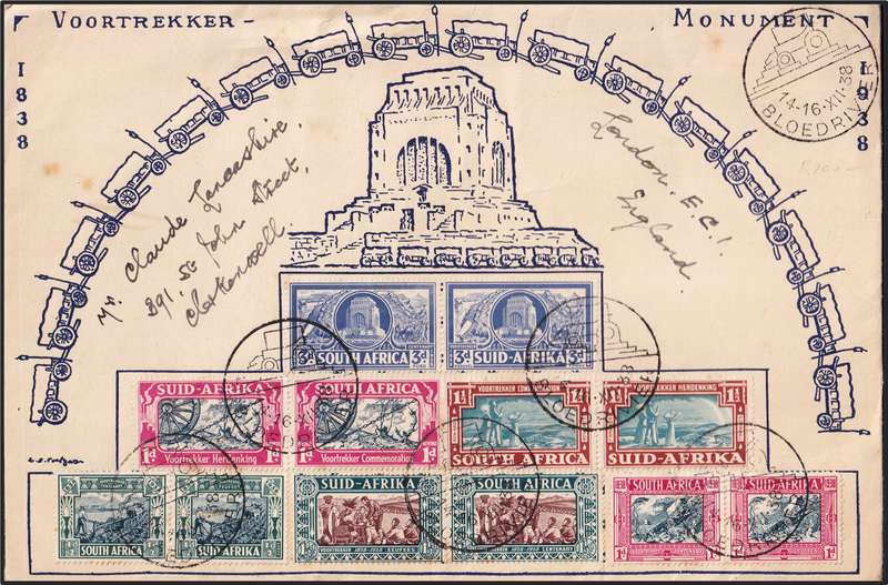 1938 Voortrekker FDCs, Covers & Unusual Covers - All Different - Nice Lot!