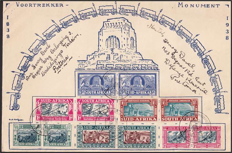 1938 Voortrekker FDCs, Covers & Unusual Covers - All Different - Nice Lot!
