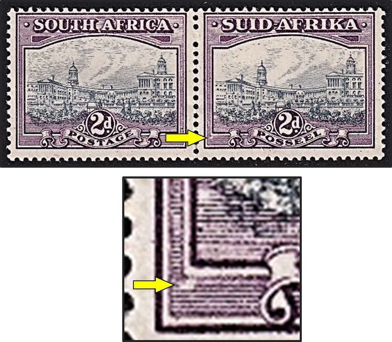 1941 Union 2d CC.58a UMM(**), Light Crease, UHB Var - White Leaf Bottom Left Corner
