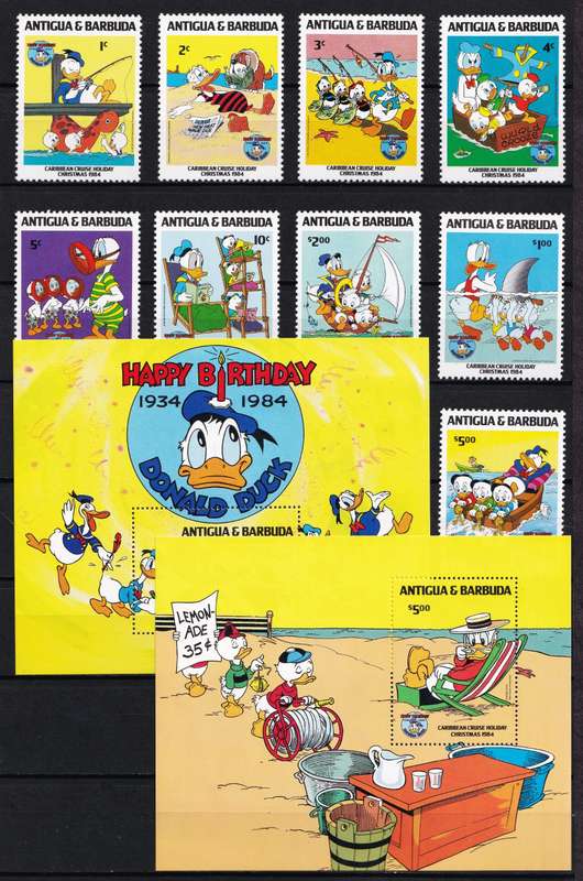 1984 Antigua & Barbuda UMM(**) Sets & Minisheets @ CV  R3,750
