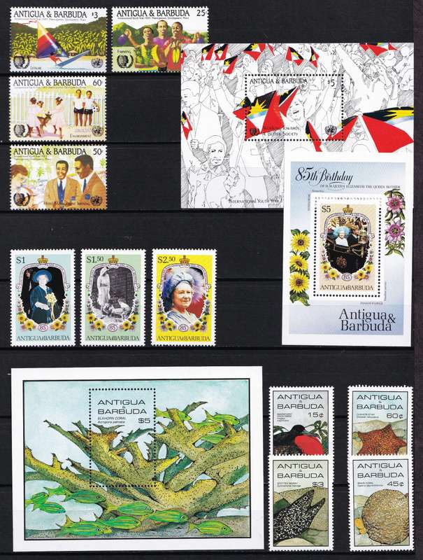 1985 Onwards Antigua & Barbuda UMM(**) Sets & Minisheets @ High CV  R6,450+