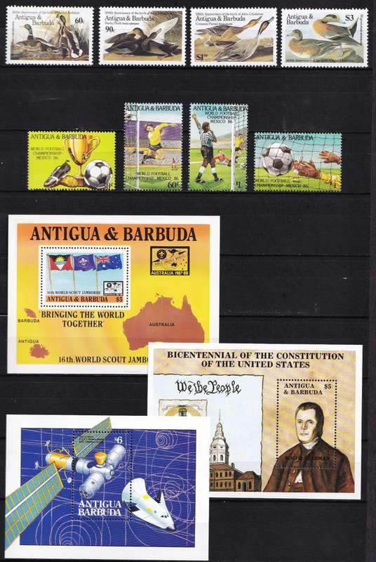 1985 Onwards Antigua & Barbuda UMM(**) Sets & Minisheets @ High CV  R6,450+