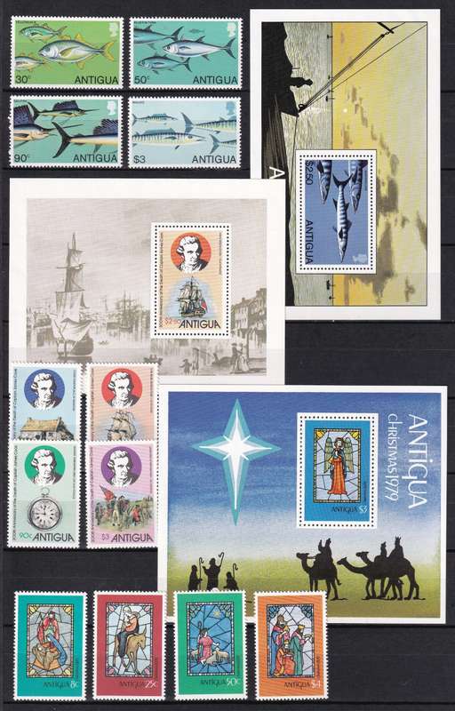 1979/1981 Antigua UMM(**) Sets  @ CV  R3,200+