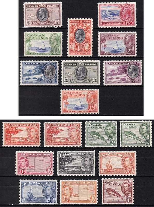 1935-53 Cayman Islands KGV(MM*)/KGVI(MM*)/QEII (UMM**) S/Sets & Varieties @ R4,150+