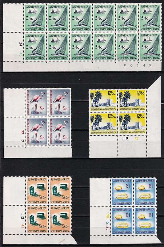 1961 SWA 1st Definitive UMM(**) Group 1 Controls Selection @ CV  R4,095