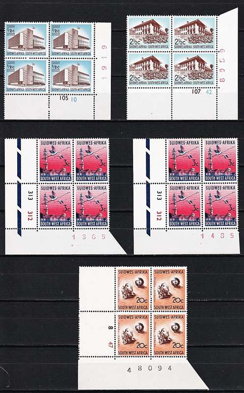1968/72 SWA 1st Definitive UMM(**) Group 4 Controls Selection @ CV  R4,260