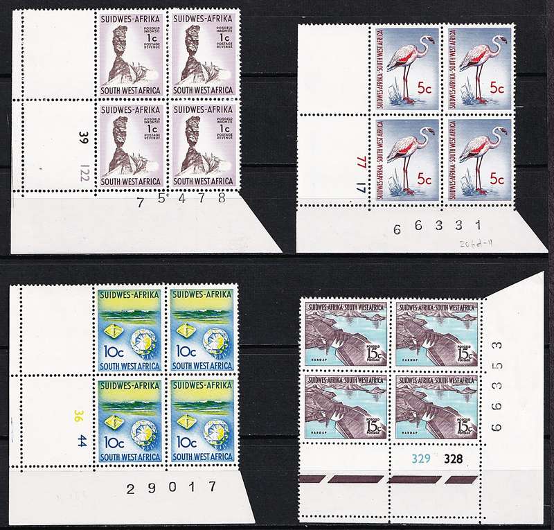 1968/72 SWA 1st Definitive UMM(**) Group 5 Controls Selection @ CV  R3,350
