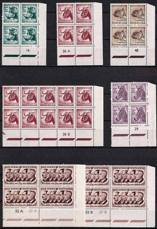 1961 Union Decimal Definitive in All Listed UMM(**) Controls  @ CV  R3,750