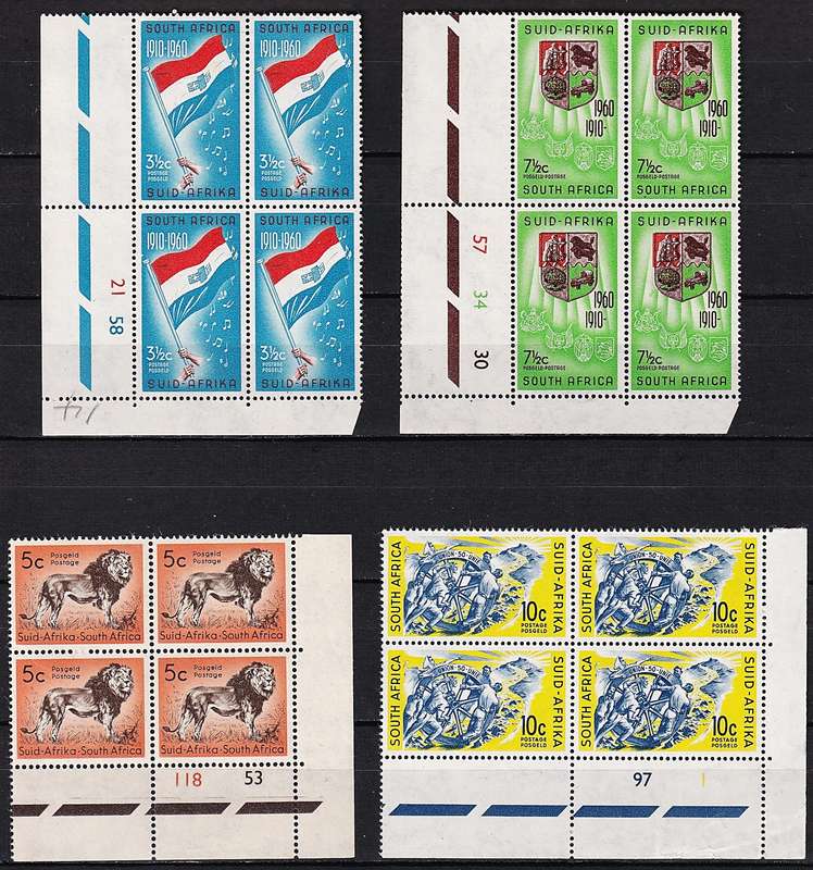 1961 Union Decimal Definitive in All Listed UMM(**) Controls  @ CV  R3,750