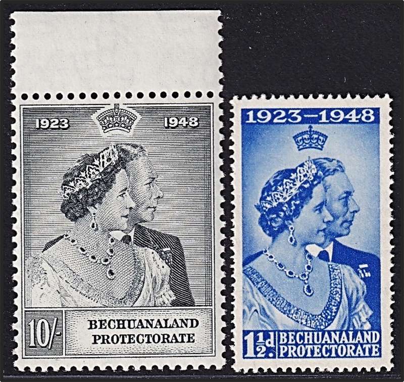 1948 Bechuanaland Silver Wedding UMM(**) Set  @ CV  R1,015