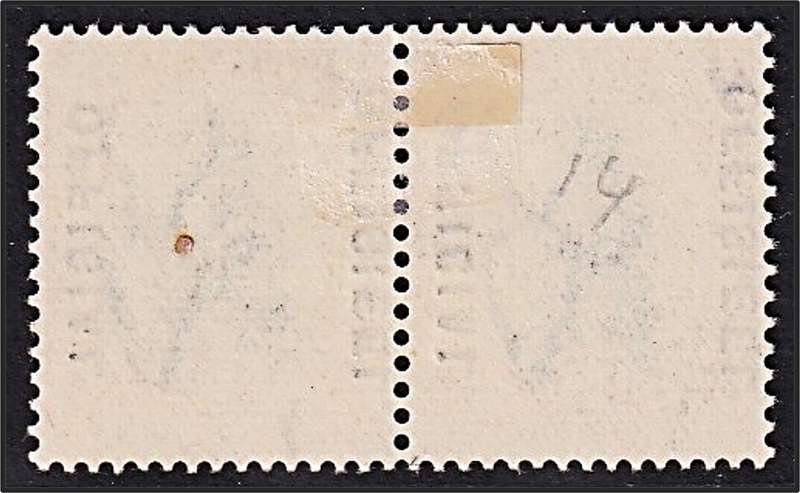 1930 Union 1d Official MM(*) CC.13 UHB Roto Variety - High Diver Flaw