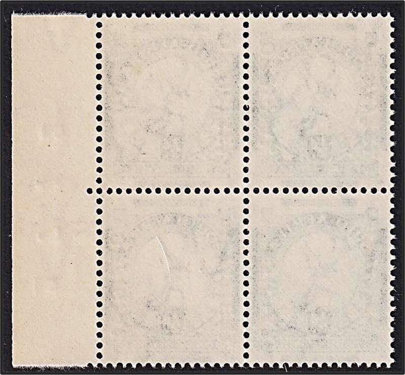1935 Union ½d Official CC.23 MM/UMM With UHB Variety - Insect Flaw