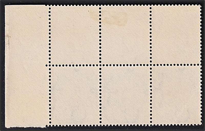 1947 Union ½d UMM(**) CC.113a Positional Varieties - Broken Shade Line & Dot in Left Bar