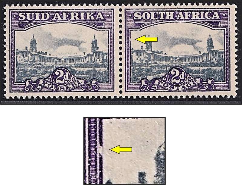 1945 Union 2d UMM(**) CC.106 Variety - Broken Left Frame Line  - Rare