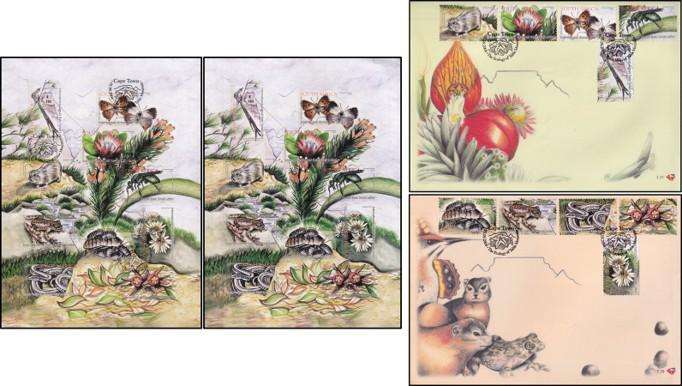 2004 RSA Ecology of Table Mountain UMM & CTO Sheetlets + FDC  @ R1,000