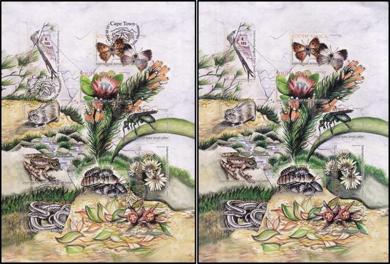 2004 RSA Ecology of Table Mountain UMM & CTO Sheetlets + FDC  @ R1,000