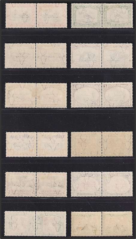 1931 SWA 1st Pictorials Group 2, Full MM(*) Up Perf Set (CC.103a/114a  @ CV  R6,530
