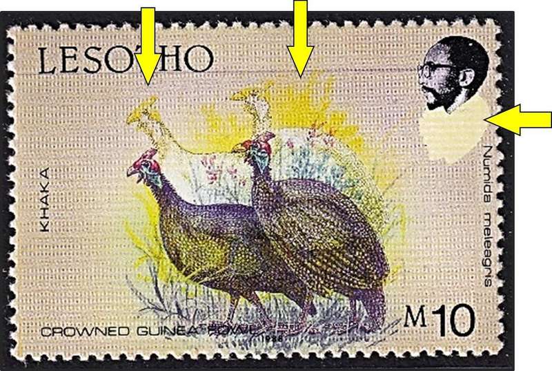 1988 Lesotho M10 UMM(**) with Large Colour Shift - RARE!