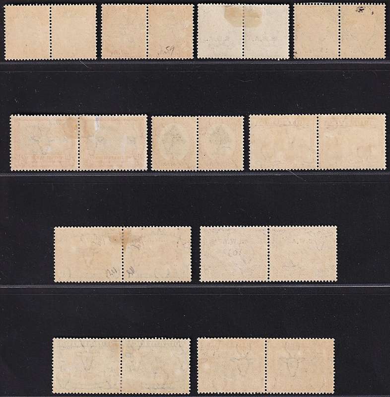 1927/30 SWA CC.81/89 MM(*) S/Set to 5/- & Listed Var  @ CV  R8,345