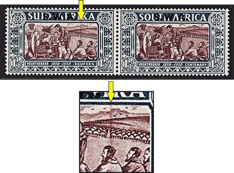 1938 SWA 1½d MM(*) with Variety - Smoke above Sitting Boer  - Scarce!