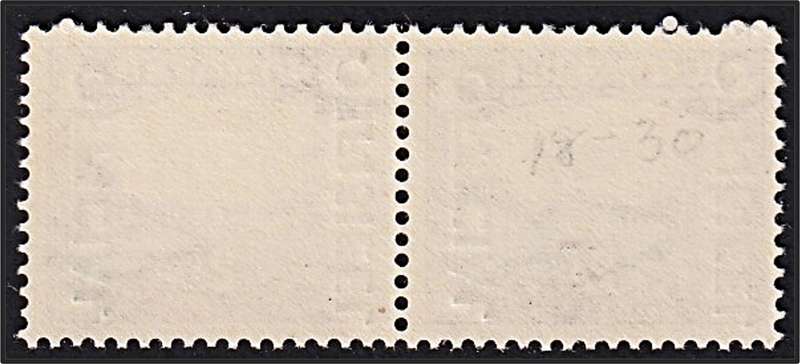 1950/54 Union 2d Official UMM(**) CC.44 with UHB Variety - Purple Marks in Frame