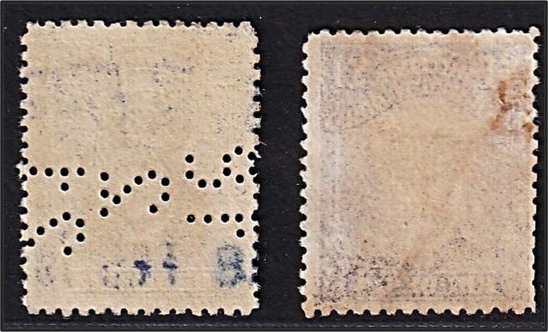 1913/22 BSAC £1 Admirals  CC.242/3 Mint(No Gum) & Fiscal Use @ Normal CV  R24,000