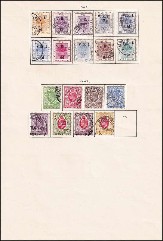 CoGH, Transvaal, OFS & Natal Issues on Pages - Triangles, TVL Bourne Heads etc
