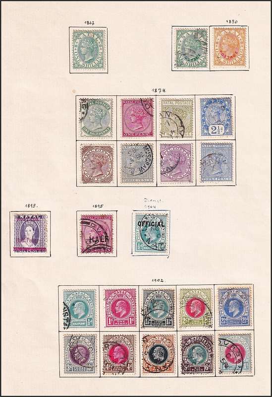 CoGH, Transvaal, OFS & Natal Issues on Pages - Triangles, TVL Bourne Heads etc