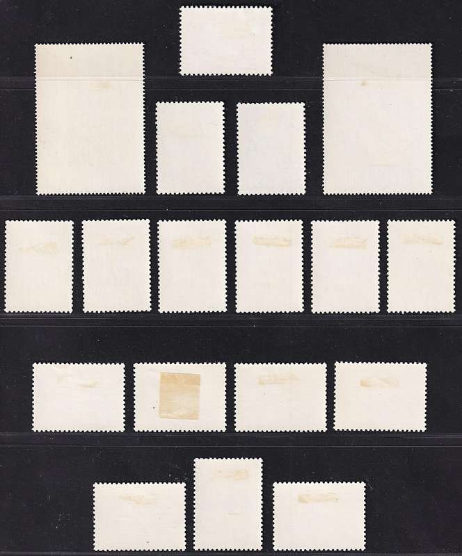 1961/5 St. Helena QEII MM(*) Set & Chalky Paper Varieties  @ CV  R3,450+