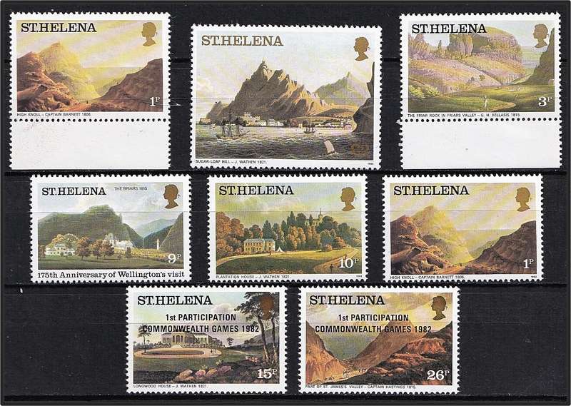 1976/8 St. Helena UMM(**) Definitive & Brown Paper Issues & Booklet - Nice Lot!