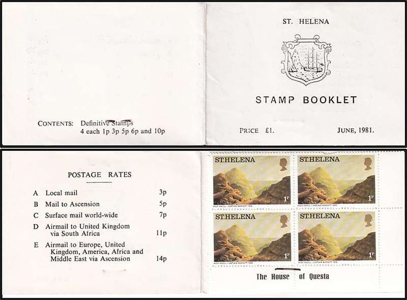 1976/8 St. Helena UMM(**) Definitive & Brown Paper Issues & Booklet - Nice Lot!