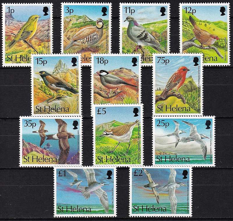 1993 St. Helena Birds UMM(**) Set & 2 x Scarce Minisheets - Great High Value Thematic