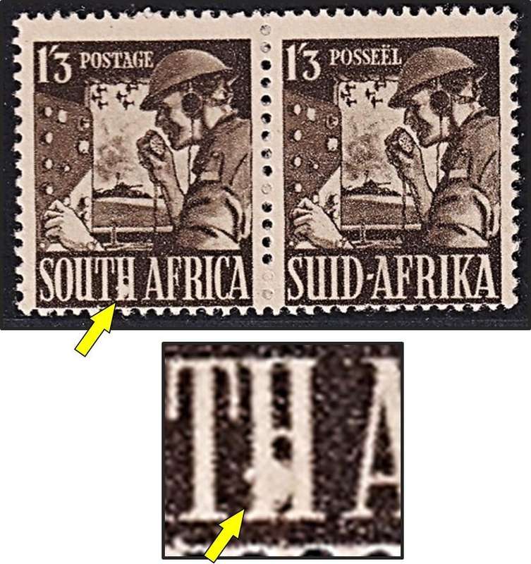 1943 Union 1/3 CC.103 UMM(**), UHB Var.2  - White Blob in "H"