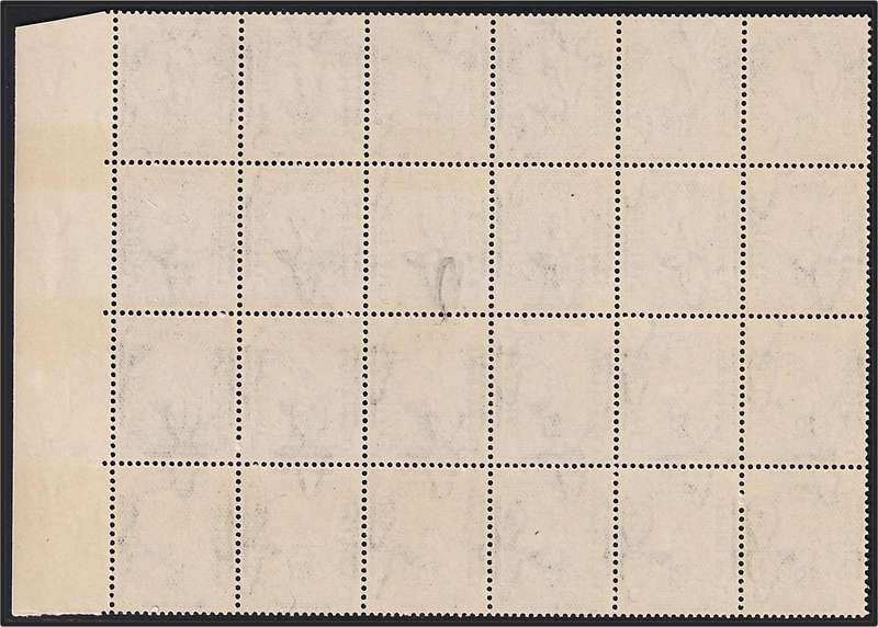 1935 Union ½d CC.23 UMM(**) Official Block - UHB Var.2 - Green Mark Right Square