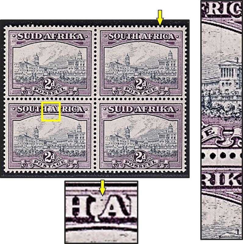 1941 Union 2d UMM(**) CC.58a Var - Missing Shading, Dot between "HA" & Dr Blade - R1,600+Var