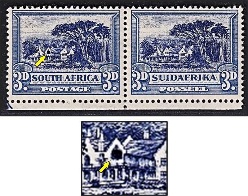 1933 Union 3d UMM(**) Thin Margin, CC.46a.Var - Shutterred Window @ CV  R3,000+