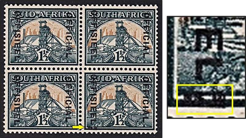 1935/50 Union 1½d UMM(**) Official, CC.27v - Colon after OFFISIEEL - V/Rare!
