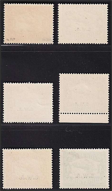 1930 SWA Airmail UMM(**) CC.95/6, CC.97/8 & CC.99/100 @ CV R3,300