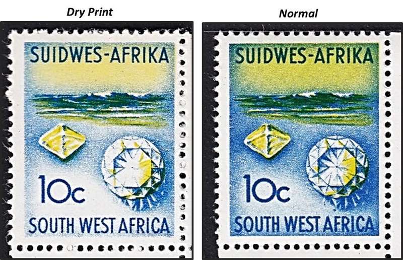 1968 SWA 10c UMM(**) Definitive -  Faint Blue Background/Dry Printing