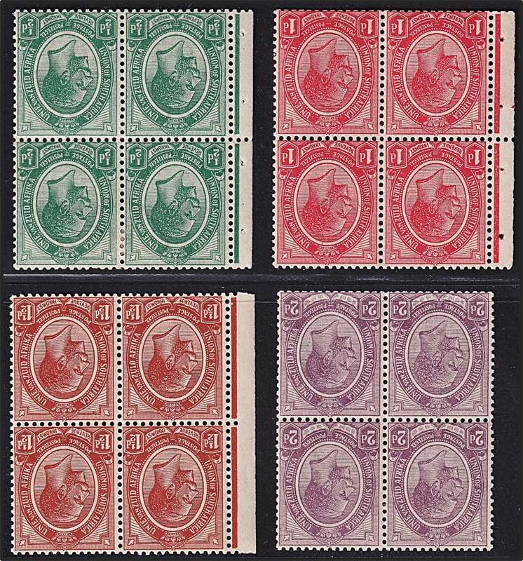 1913(1922) Union King's Head MM/UMM Part Booklet Panes @ R12,000+
