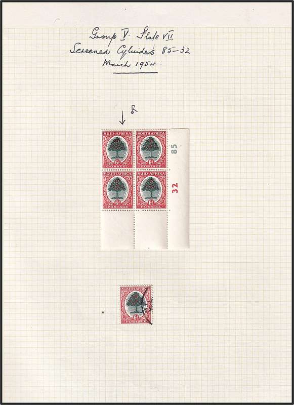 1933/48 Union 6d Study Lot on Pages