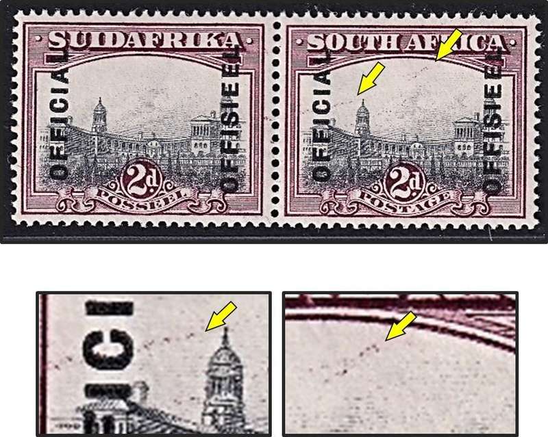 1928/9 Union 2d UMM(**) Offical Variety - Purple Smoke - RARE