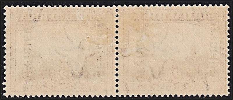 1928/9 Union 2d MM(*) Offical Variety - Purple Mark above Buildings - RARE!