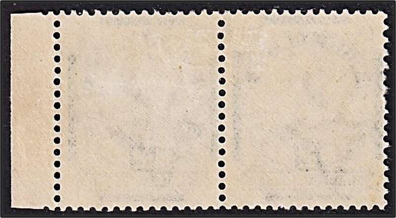 1936 Union ½d MM(*) CC.55d Variety - Prominent Black V-Line/DR Blade