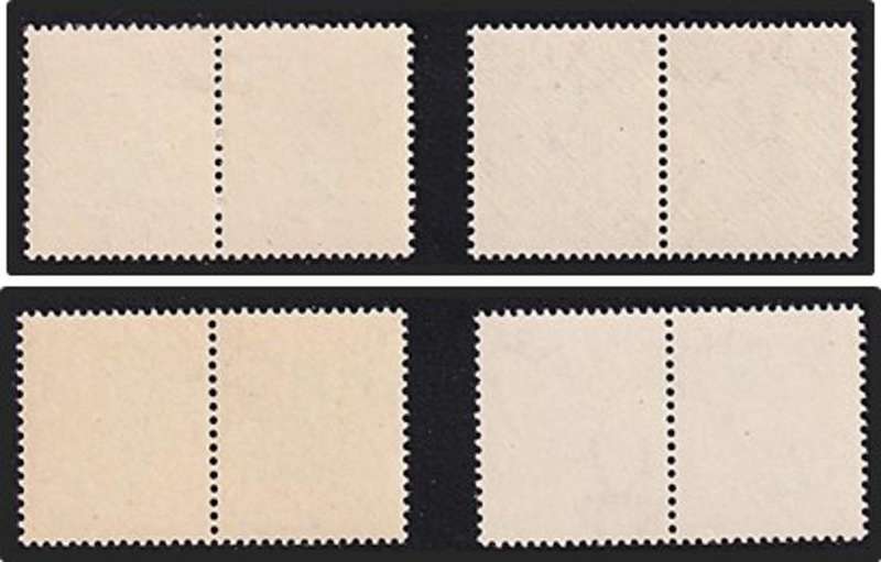 1933/48 Union 1d UMM(**) Pairs - Different Shades/Issues - All St.Elmo's Fire Variety
